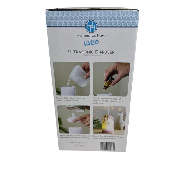 Ultrasonic Diffuser Unicorn Huntington Home Kids 100ml NIB - Picture 4 of 8